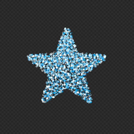 Glowing Star isolated on transparent background. Vintage retro shape stars with shining lights. Design element for online casino, poker, roulette, slot machines and other. Vector illustrationのイラスト素材