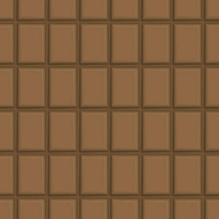 Chocolate bar seamless background. Milk chocolate in flat style. Sweets, confectionery concept. Vector illustration EPS 10.のイラスト素材