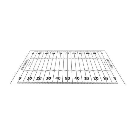 American football field background. Soccer field in top view. Textured Grass American Football Field. Vector illustration. EPS 10.のイラスト素材