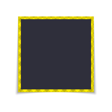 Colorful photo frame. Vintage square picture frames of colorful set for your web design. Abstract colorful picture frames on white background. Vector Illustration EPS 10.のイラスト素材