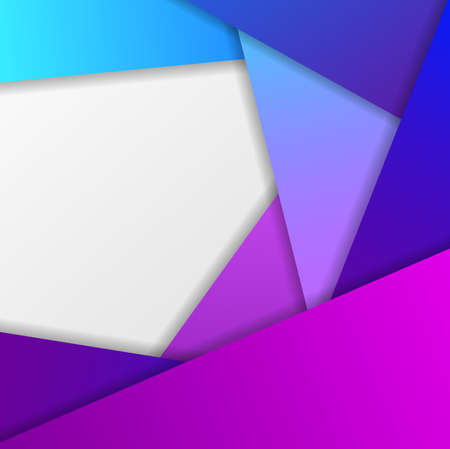 Abstract colorful vector gradient background with violet shapes and place for text.のイラスト素材