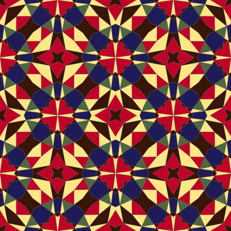 Geometric seamless abstract pattern のイラスト素材