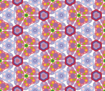 Geometric seamless abstract pattern 