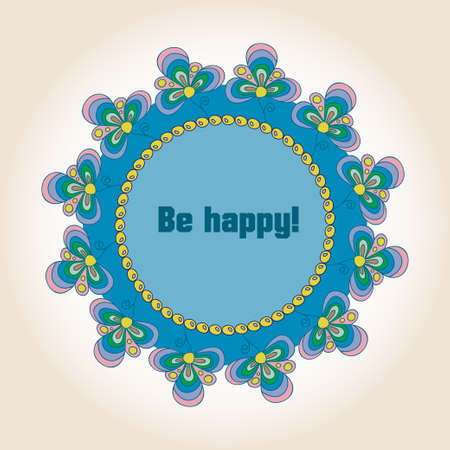 Template frame design. Useful for packaging, invitations, decoration, bag template, etcのイラスト素材