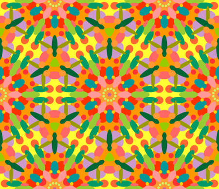 Geometric seamless abstract pattern のイラスト素材