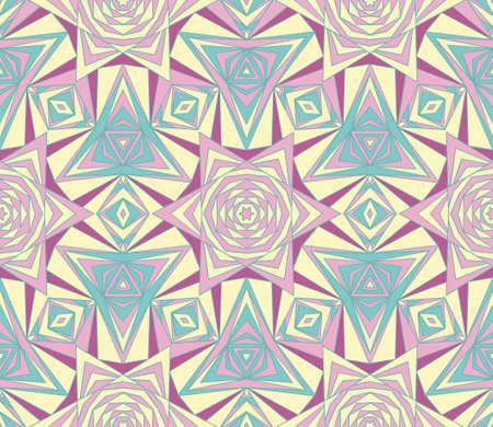 Geometric seamless abstract pattern のイラスト素材