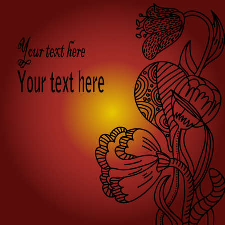 Template frame design. Useful for packaging, invitations, decoration, bag template, etcのイラスト素材