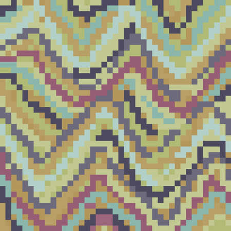 Colorful abstract pixelated のイラスト素材