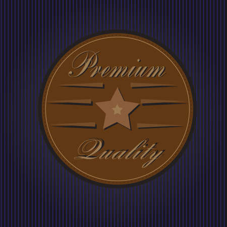 dark premium quality label のイラスト素材
