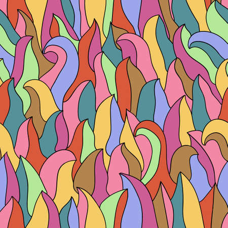 seamless pattern with abstract wave.のイラスト素材