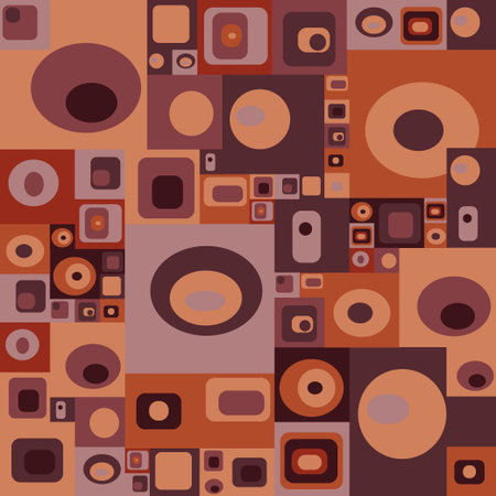 Geometric seamless abstract pattern 