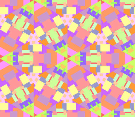 Geometric seamless abstract pattern のイラスト素材