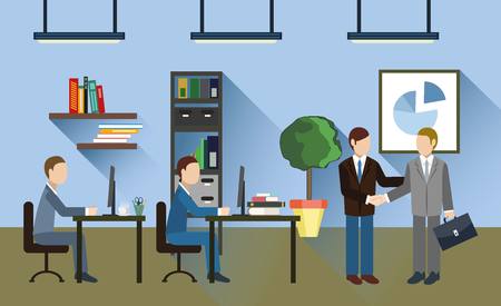 Business meeting of business people.のイラスト素材