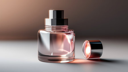 Perfumery summer fragrance concept made with perfume. Al generated illustrationの素材