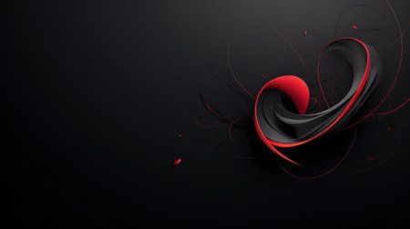 Design a simplistic wallpaper featuring a macro shot of an elegant calligraphy LOVE for Valentines Day AI generated illustrationの素材