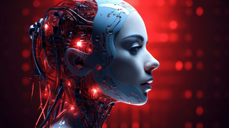 System Artificial intelligence ChatGPT Chat Bot AI AI generated illustrationの素材