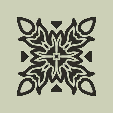 Vintage abstract ornamental logo. Element for designのイラスト素材