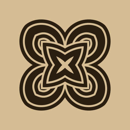 Vintage abstract ornamental logo. Element for designのイラスト素材