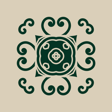 Vintage abstract ornamental logo. Element for design
