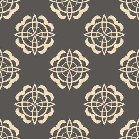 Retro ornamental seamless pattern. Vintage template for designのイラスト素材