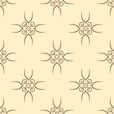 Retro ornamental seamless pattern. Vintage template for designのイラスト素材