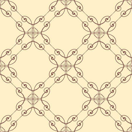 Retro ornamental seamless pattern. Vintage template for designのイラスト素材
