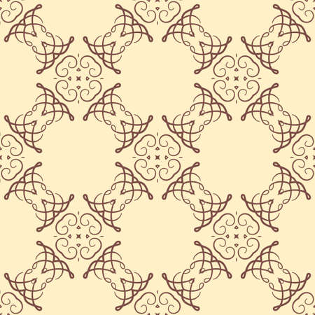 Retro ornamental seamless pattern. Vintage template for designのイラスト素材
