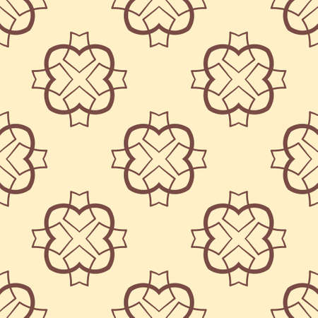 Retro ornamental seamless pattern. Vintage template for designのイラスト素材
