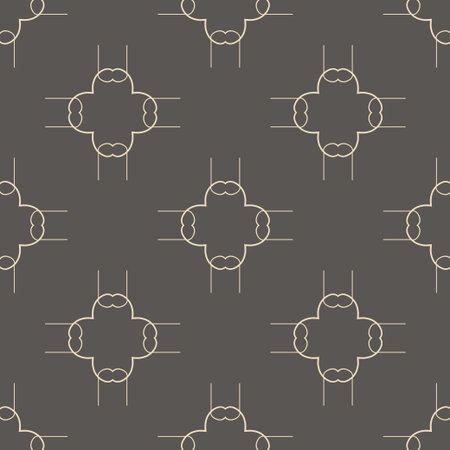 Retro ornamental seamless pattern. Vintage template for designのイラスト素材