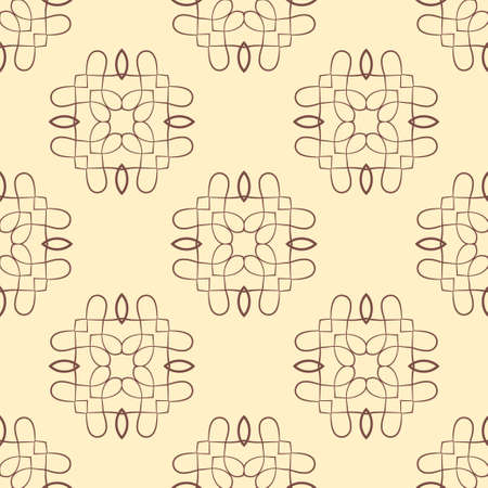 Retro ornamental seamless pattern. Vintage template for designのイラスト素材