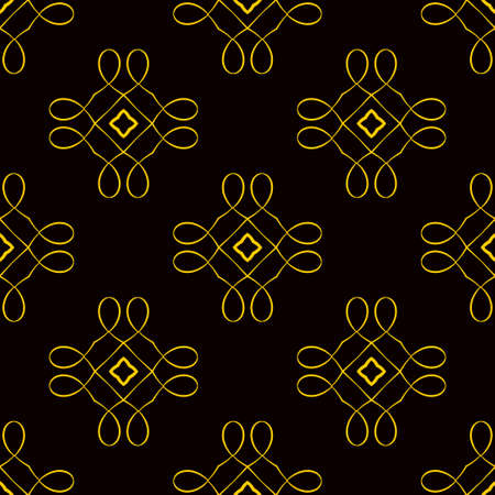 Retro ornamental seamless pattern. Vintage element for design.のイラスト素材