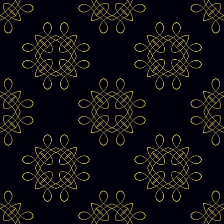 Retro ornamental seamless pattern. Vintage element for designのイラスト素材