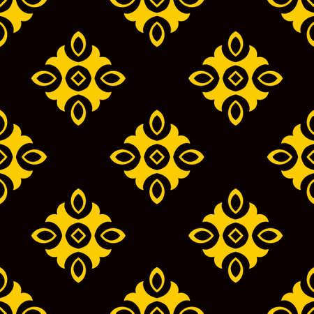 Retro ornamental seamless pattern. Vintage element for design.のイラスト素材