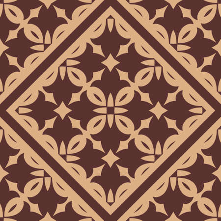 Ornamental seamless pattern. Vector abstract background. Template for designのイラスト素材