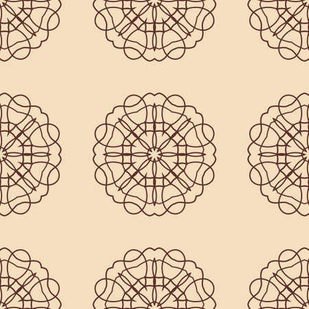 Vintage floral seamless floral texture. Element for design. Ornamental backdrop. Ornate floral decor for wallpaper. Traditional decorのイラスト素材