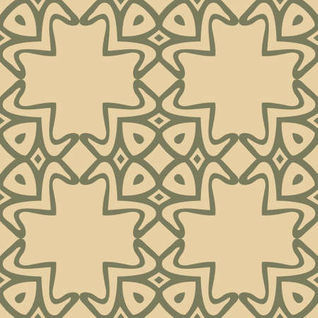 Fbstract seamless ornamental vintage pattern. Vector illustrationのイラスト素材
