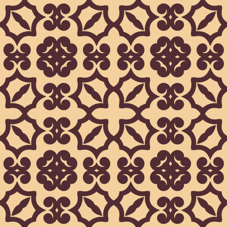 Vintage ornamental seamless pattern. Template for designのイラスト素材