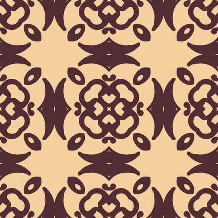 Vintage ornamental seamless pattern. Template for designのイラスト素材