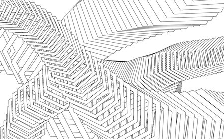 Abstract shape wallpaper. Minimal illustration for background composition for decoration.のイラスト素材