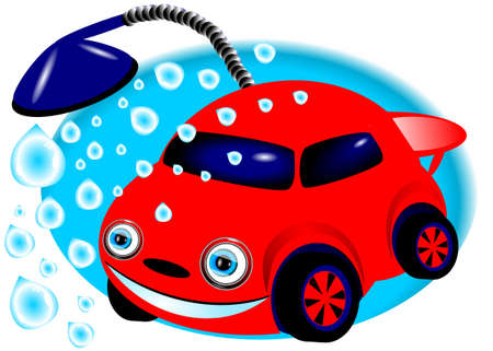 car washのイラスト素材
