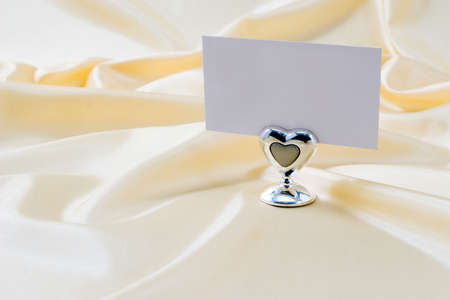 Blank cutaway. Clean morning coat on background silk fabricsの写真素材