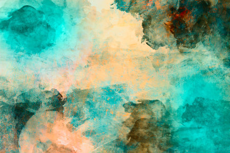 abstract oil paint texture on canvas, background . Artistic background image. Abstract painting on canvas. Contemporary art. Hand made art. Colorful texture. Modern artwork. Brushsの写真素材