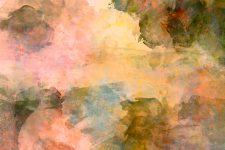 abstract oil paint texture on canvas, background . Artistic background image. Abstract painting on canvas. Contemporary art. Hand made art. Colorful texture. Modern artwork. Brushsの写真素材