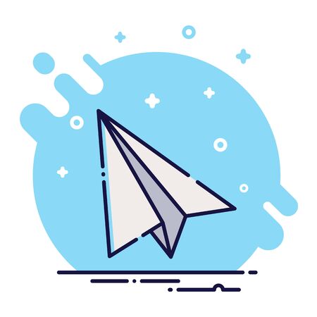 Flat Sendのイラスト素材