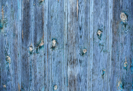 old faded blue wooden backgroundの写真素材