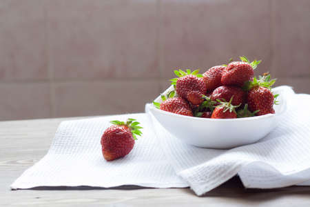 Fresh strawberriesの写真素材