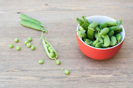 Green peasの写真素材