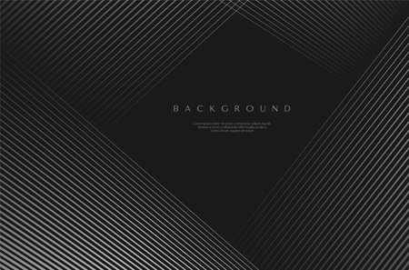 Modern greyscale motion line abstract background. Digital dynamic lines design.のイラスト素材