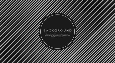 Monochrome tripe line abstract background. Technology sharp dynamic lines designのイラスト素材