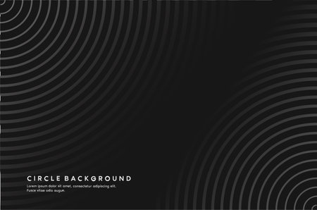 Modern dark circle background. Circle technology design. Circle background.のイラスト素材